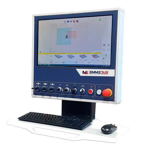 Mobile consolle with 22” Multi-Touch interface